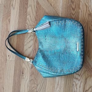 Brahmin Marianna Shoulder Bag Emerald Green Mia with Grommets